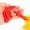 Mouse Fishing Fly Hooks Freshwater Lure Soft with Double Hooks Yellow 3