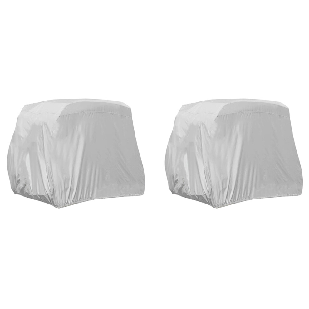 2X 4 Passenger Golf Cart Cover Waterproof For Ez Go, Club Car, 4712960682863