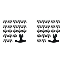 RJ45-portlåssats med nyckel - Säkerhetsblockerare för Ethernet-portar