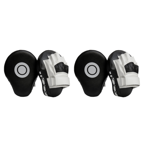 Boxing Leather Punch Focus Mitts,Target Training Hand Pads for Karate