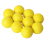 10pcs Yellow Soft Elastic Indoor Practice PU Golf Ball 3