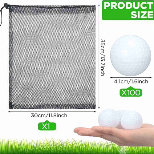 100 Pcs Golf Practice Ball Hollow Golf Ball Training Golf Balls 1