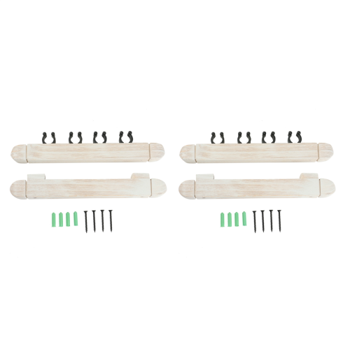 2 Pair Pool Cue Rack, Billiard Stick Holder, Pool Table Rods Clip