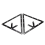 6PCS Billiards Triangle Cue for 6