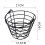 Practice Golf Balls Container Basket 3