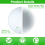 100 Pcs Golf Practice Ball Hollow Golf Ball Training Golf Balls 6