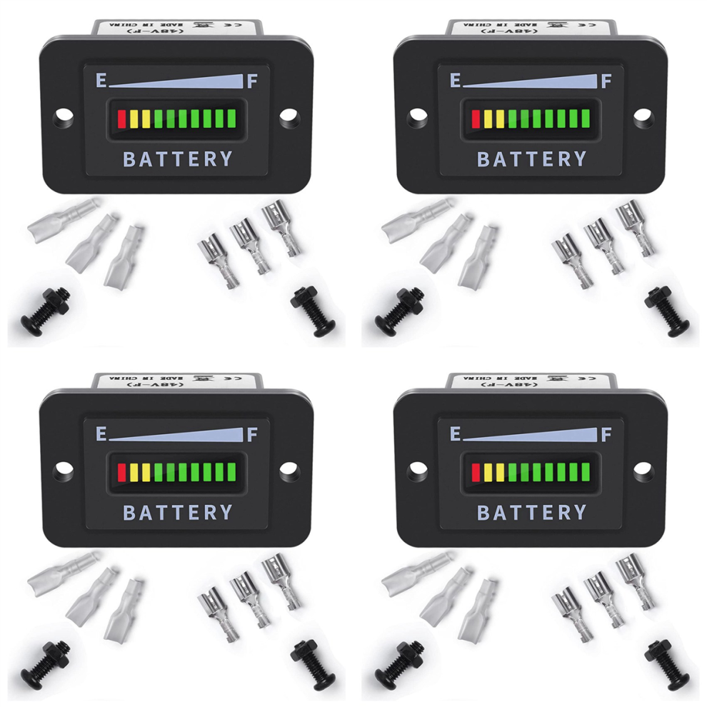 Golf Cart Battery Meter 48V Led Level Ip65 For Club Car,Fork Lifts 4712960683785