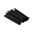 Arrows Vanes 4 Inch Plastic Fletching 50 Pack(Black) 6