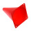 6 PCS Safety Agility Cone Sports Field Practice Drill Marking - Red 4