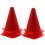 6 PCS Safety Agility Cone Sports Field Practice Drill Marking - Red 1