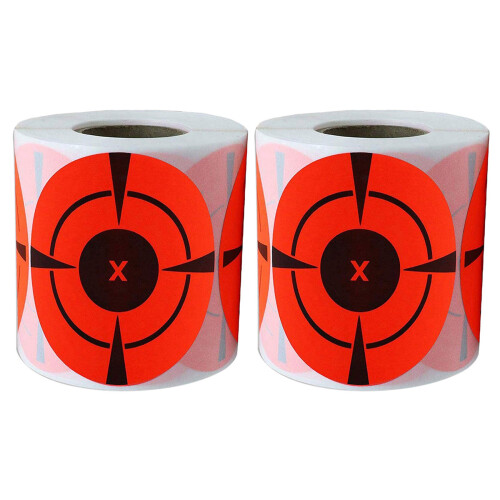 Target Stickers (Qty 125Pcs 3 inch) Self Adhesive Targets
