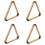 Wooden Billiard Ball Rack Solid Triangle Rack Pool Ball Racks 1
