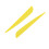 Arrows Vanes 4 Inch Plastic Fletching 50 Pack(Yellow) 5