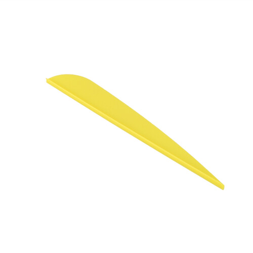 Arrows Vanes 4 Inch Plastic Fletching 50 Pack(Yellow) 1