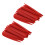 Arrows Vanes 4 Inch Plastic Fletching 50 Pack(Red) 1