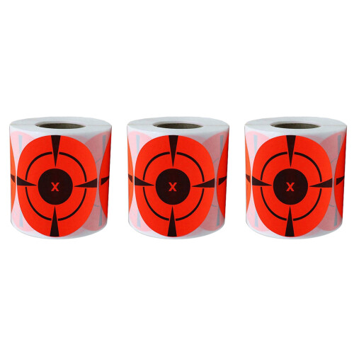 Target Stickers (Qty 125Pcs 3 inch) Self Adhesive Targets