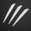 Arrows Vanes 4 Inch Plastic Fletching 100 Pack(White) 3
