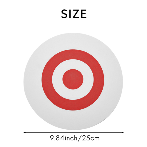 25 x 3Cm Archery Eva Foam Target Bow Moving Practice White+Red 1