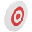 25 x 3Cm Archery Eva Foam Target Bow Moving Practice White+Red 3