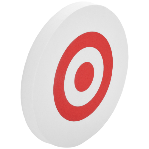25 x 3Cm Archery Eva Foam Target Bow Moving Practice White+Red 2