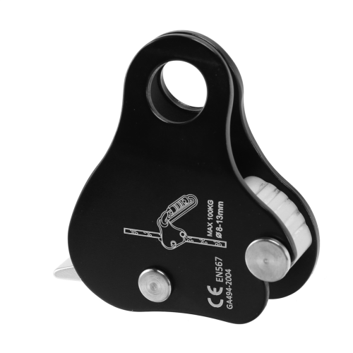 Rope Ascender,Self-Locking Rope Grip for Climbing 8-13MM,Black 2