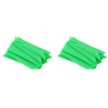Arrows Vanes 4 Inch Plastic Fletching 50 Pack(Green)