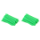 Arrows Vanes 4 Inch Plastic Fletching 50 Pack(Green) 1