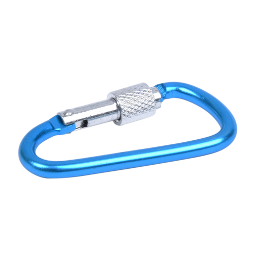 Camping Outdoor D-Ring Carabiner Hook Clip Keychain 6cm 1