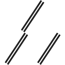 2 PCS Mixed Fiberglass Bow Limbs 40-50 Pound for DIY Bow Archery