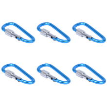 Camping Outdoor D-Ring Carabiner Hook Clip Keychain 6cm