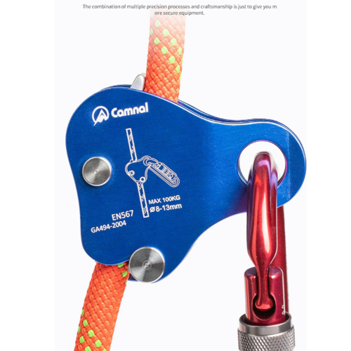 3X Safety Climbing Protective Ascender 220LB Rope Grip,Blue 2