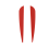 Arrows Vanes 4 Inch Plastic Fletching 50 Pack(Red) 5