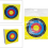 Range Archery Bag Target Replacement Cover with 2 Sides, A 4