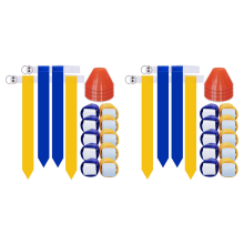 Flag Football Set,10 Player Flag Football Belts and Flags Set