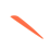 Arrows Vanes 4 Inch Plastic Fletching 50 Pack(Orange) 6