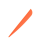 Arrows Vanes 4 Inch Plastic Fletching 50 Pack(Orange) 3
