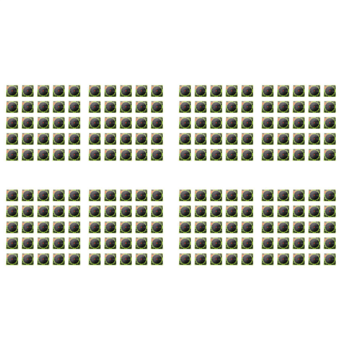 1 par kromade innerdörrhandtag universellt