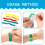 500 Pieces Colored for Events Wrist Bands Paper Bracelets 2