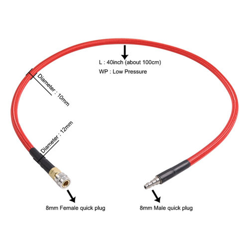 FLEX Air Hose Remote Line with (US)Foster QD 1