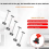 200Pcs Tile Leveling System for Tile Laying Reusable Steel Needles 3