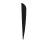 Arrows Vanes 4 Inch Plastic Fletching 50 Pack(Black) 3