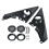 1.5 Inch Pair Front Pillar Tweeter Covers for 2016-2019 2