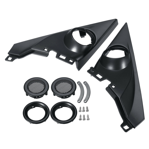 1.5 Inch Pair Front Pillar Tweeter Covers for 2016-2019 1