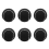 6Pcs Pack 66mm Ladies Beginners Practice Tennis Ball,Black 3