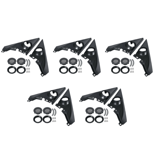 1.5 Inch Pair Front Pillar Tweeter Covers for 2016-2019