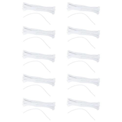 100 Pcs 30cm creation pipe cleaners, white