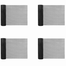 15.7 Inch X 10FT Plastic Chicken Fence Mesh for Gardening, Black