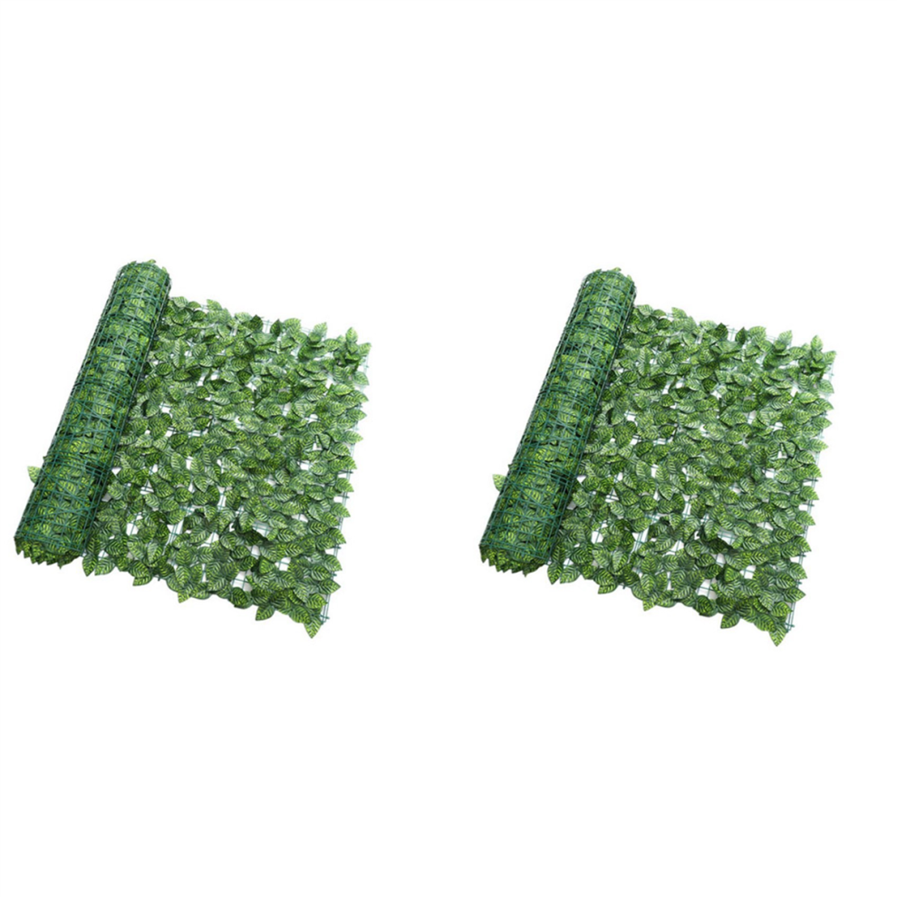 Artificial Plant Fence Green Leaf Fence Panels Privacy Fence Screen 4712751292172