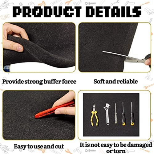 4 Pack Of Polyurethane Foam Pads for Packing and Crafts 1