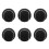6Pcs Pack 66mm Ladies Beginners Practice Tennis Ball,Black 2